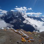 Views of Manaslu Expedition Base Camp.